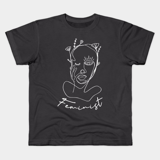 Feminist Flower Kids T-Shirt by HeyListen